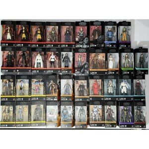 Hasbro Star Wars The Black Series 6" Action Figure Bundle (43 Action Figures)